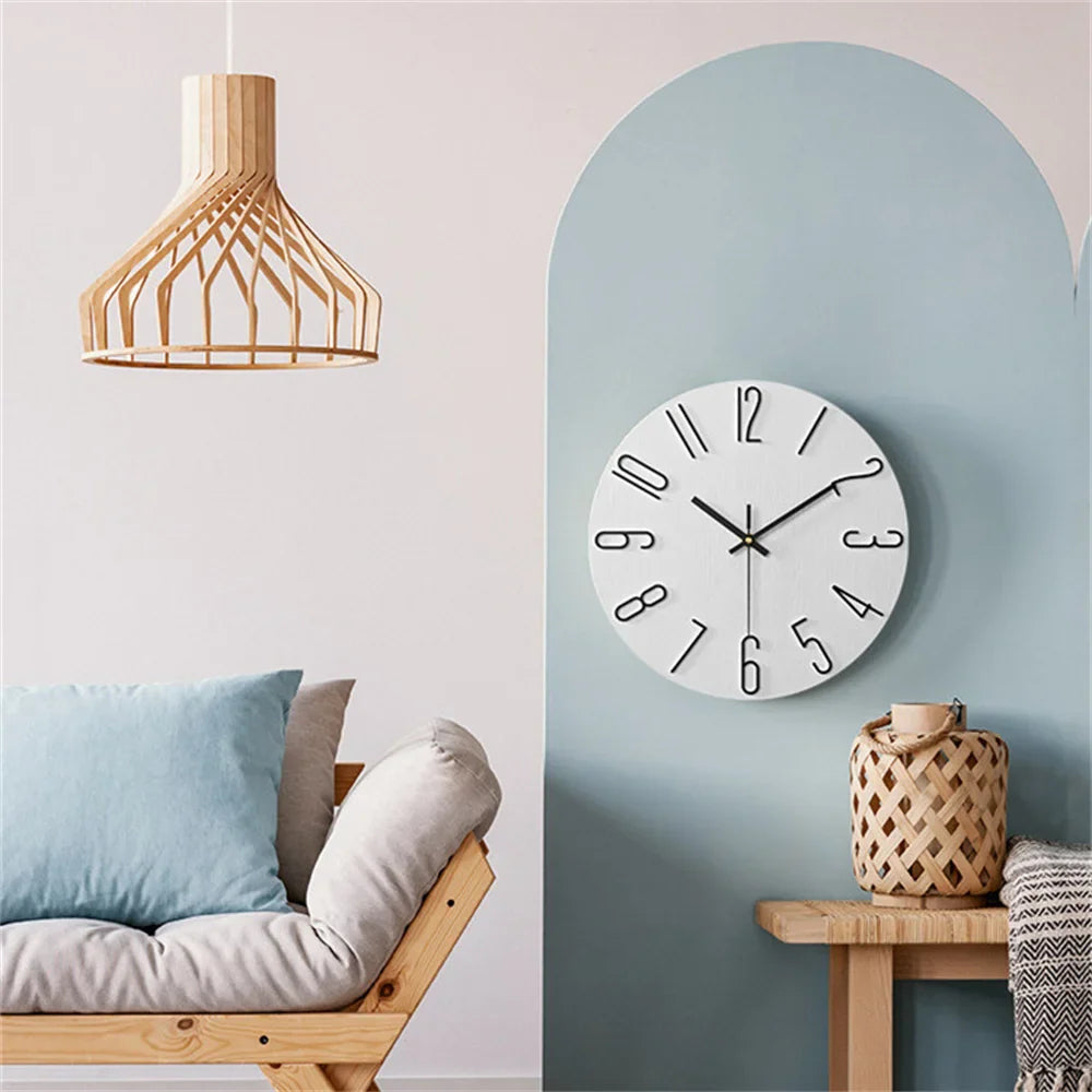 AxisTime | Modern 3D Wall Clock Decor for Home and Kitchen 4