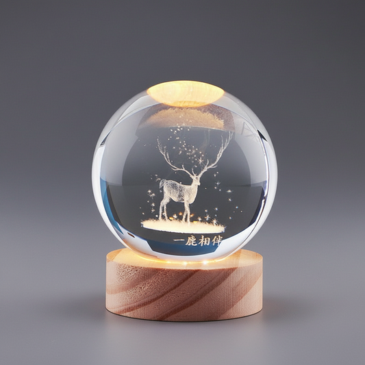 LumiOrb | 3D Crystal Ball LED Night Light