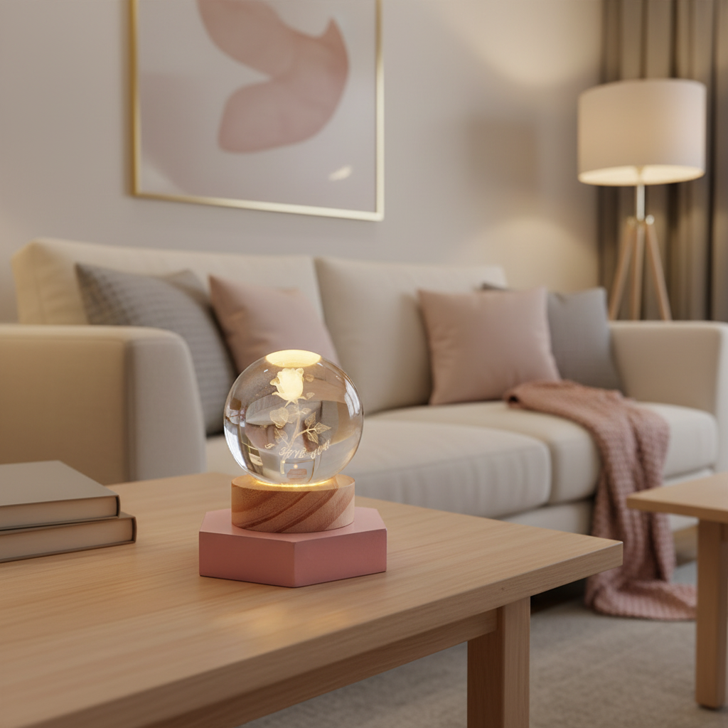 LumiOrb | 3D Crystal Ball LED Night Light