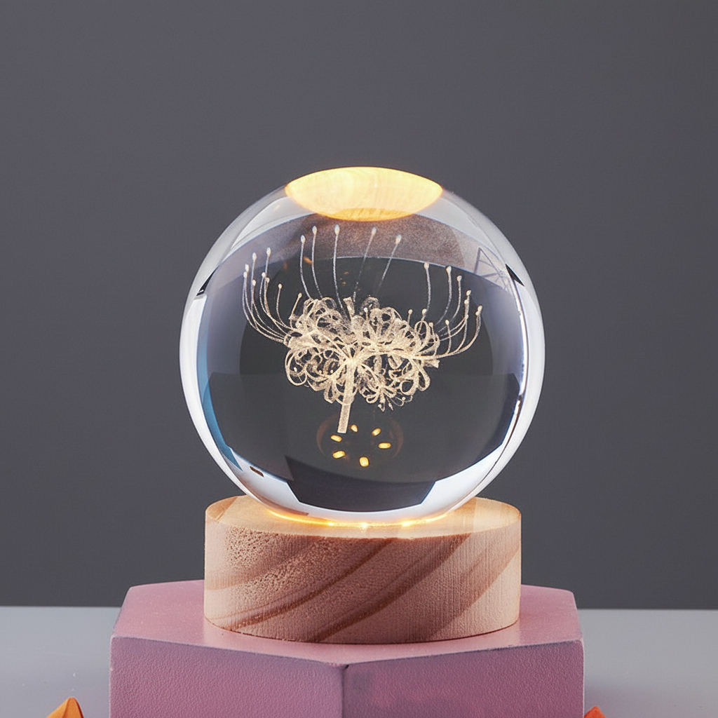 LumiOrb | 3D Crystal Ball LED Night Light