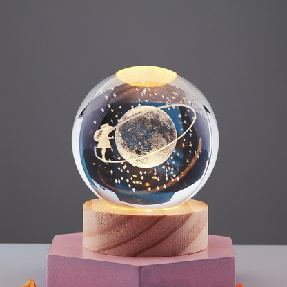 LumiOrb | 3D Crystal Ball LED Night Light