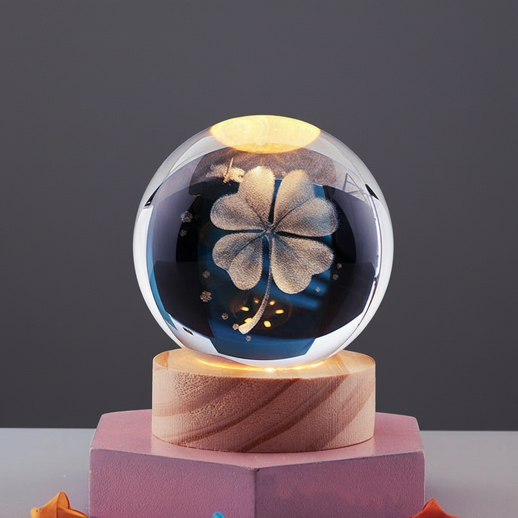LumiOrb | 3D Crystal Ball LED Night Light