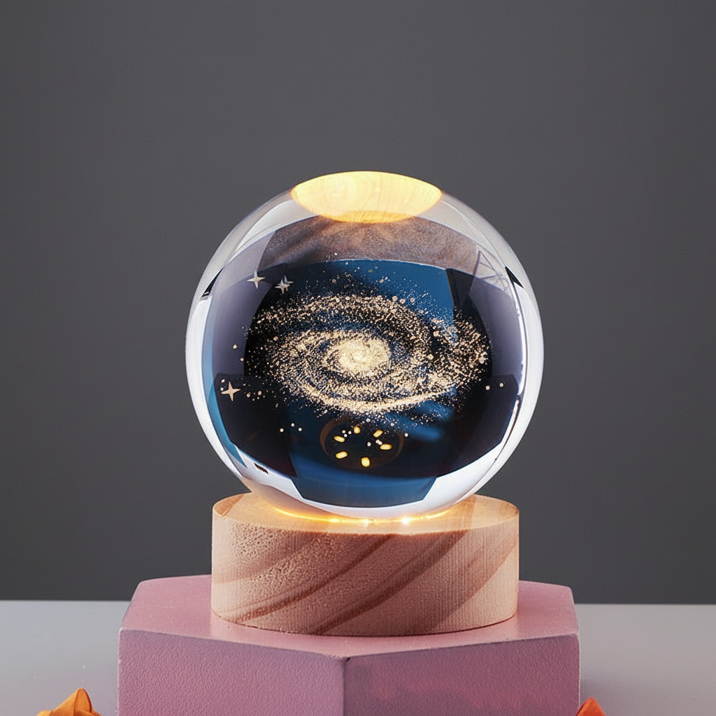 LumiOrb | 3D Crystal Ball LED Night Light