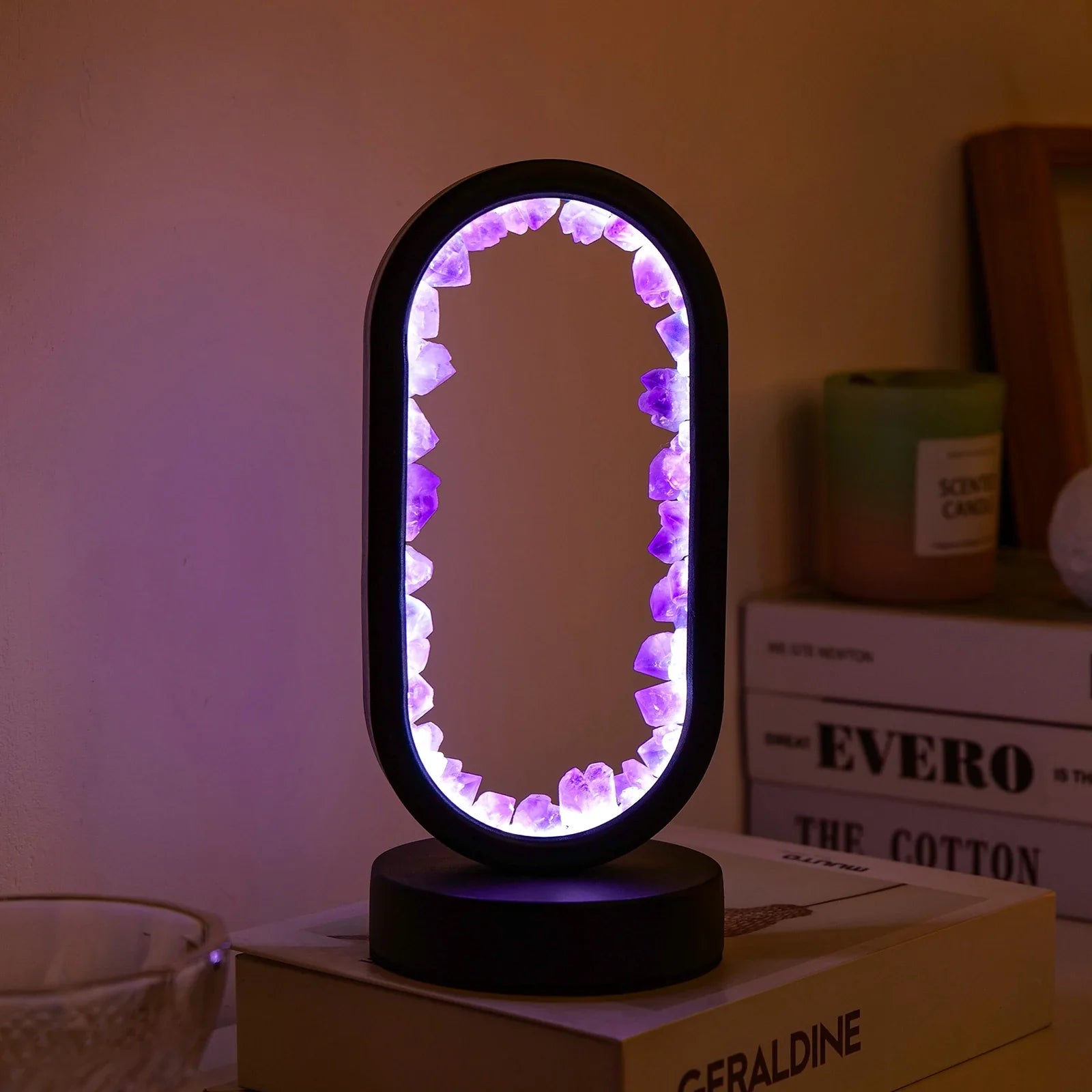 Amethyst Serenity Lamp | Natural Calming Light 7