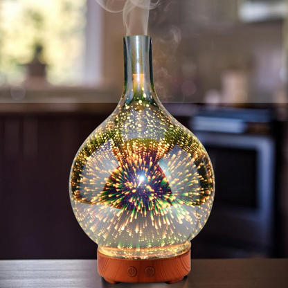 AromaBurst | 3D Glass Vase Aromatherapy Diffuser 0