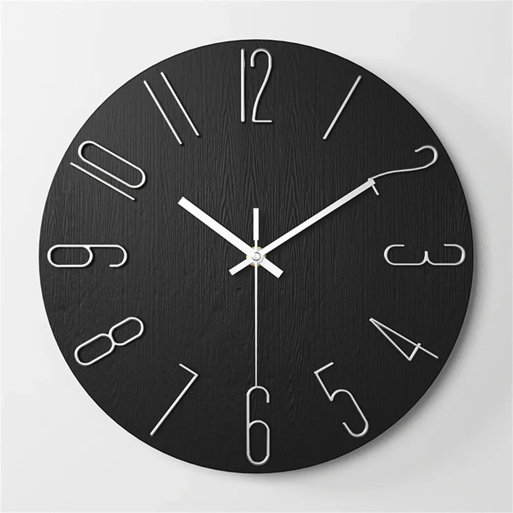 AxisTime | Modern 3D Wall Clock Decor for Home and Kitchen 12
