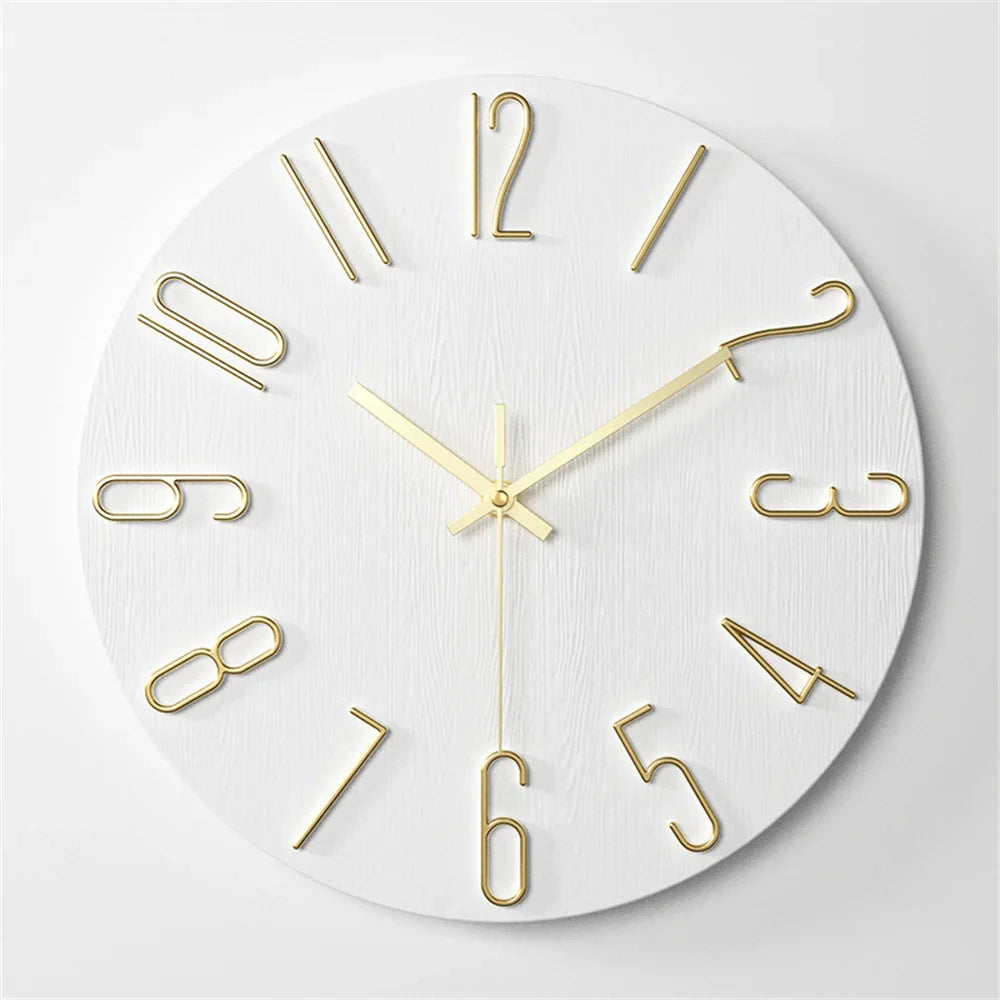 AxisTime | Modern 3D Wall Clock Decor for Home and Kitchen 14