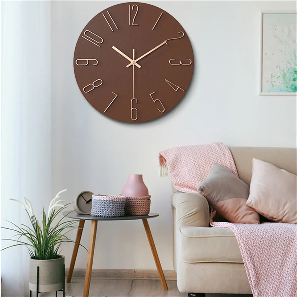 AxisTime | Modern 3D Wall Clock Decor for Home and Kitchen 5