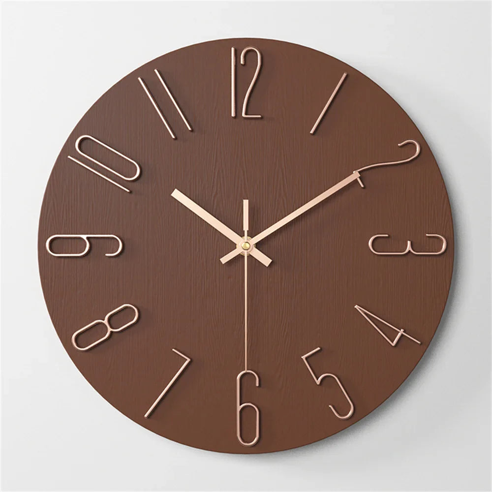 AxisTime | Modern 3D Wall Clock Decor for Home and Kitchen 8