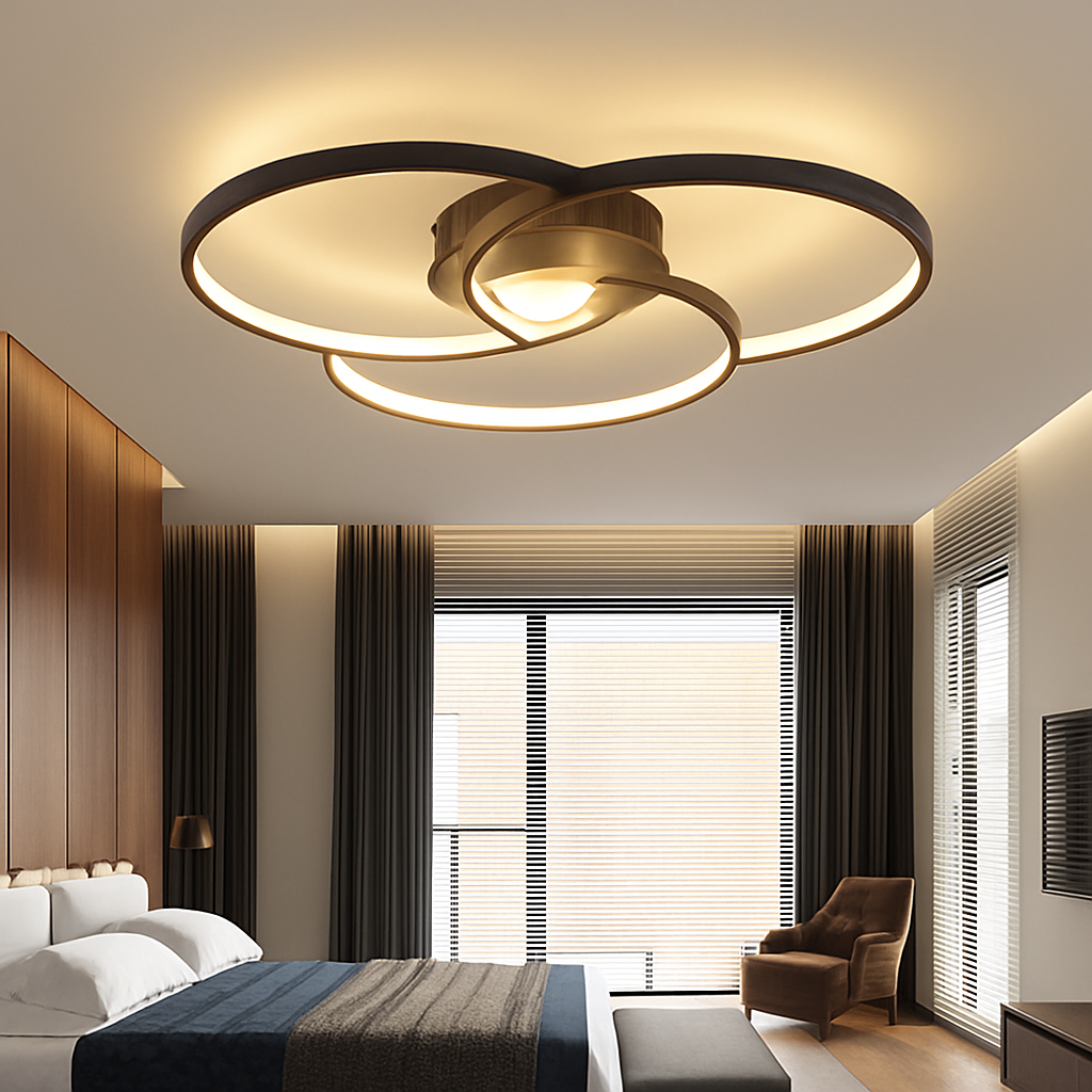 Bwart Three-Circle Rosette | LED Ceiling Light 1