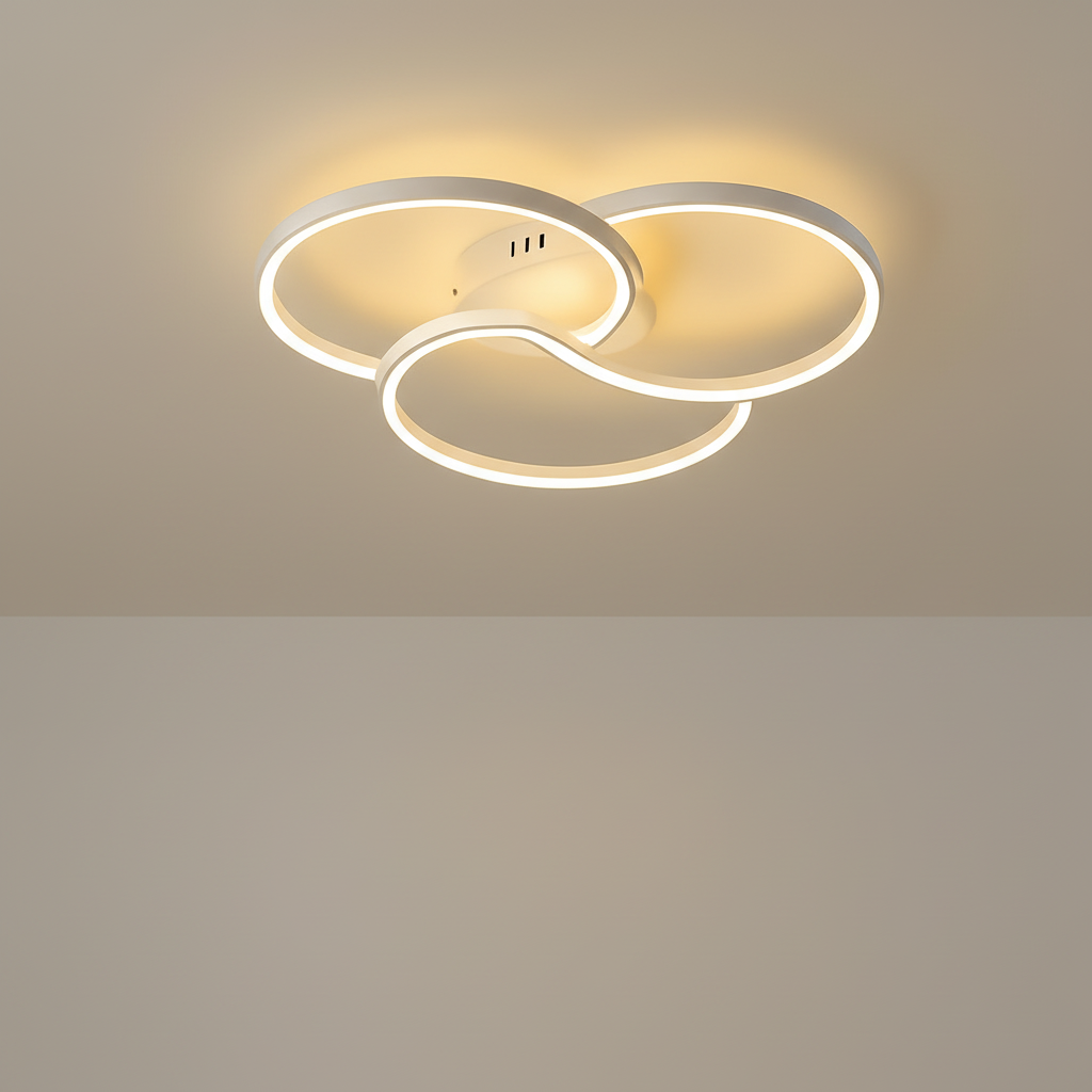 Bwart Three-Circle Rosette | LED Ceiling Light
