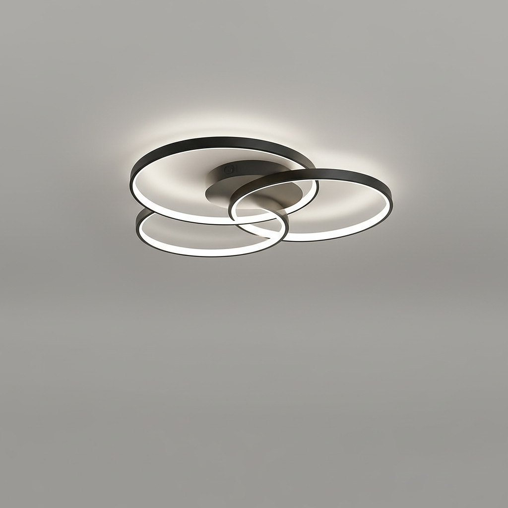 Bwart Three-Circle Rosette | LED Ceiling Light