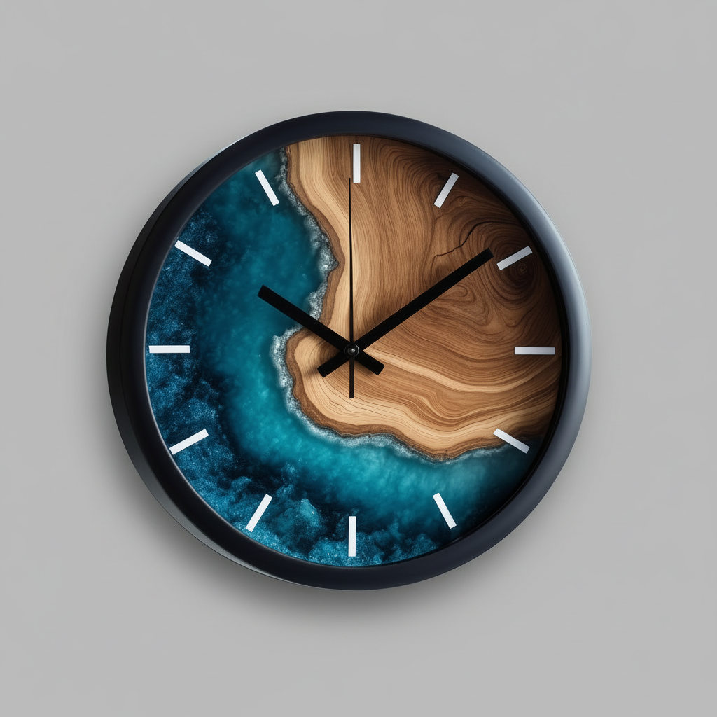 BirchBeat | Large Modern Wall Clock Decor in Birch Wood