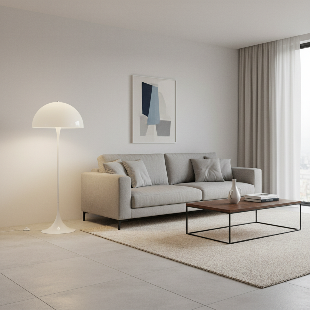 Modern Mushroom LED Table Lamp | Minimalist Bedroom Lighting