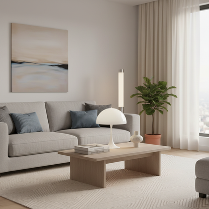 Modern Mushroom LED Table Lamp | Minimalist Bedroom Lighting
