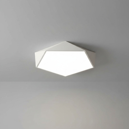 Geometric LED Flush Mount Ceiling Light | Modern Design