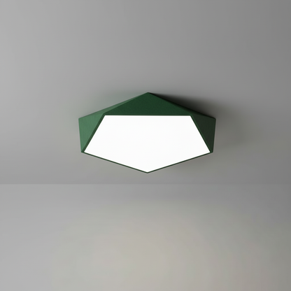 Geometric LED Flush Mount Ceiling Light | Modern Design