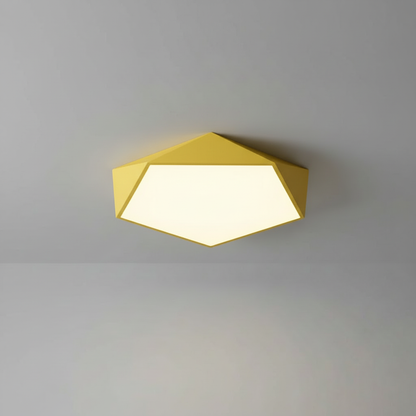 Geometric LED Flush Mount Ceiling Light | Modern Design