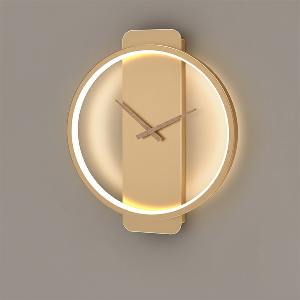 AuraTime | Modern Minimalist LED Wall Clock